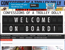 Tablet Screenshot of confessionsofatrolleydolly.com